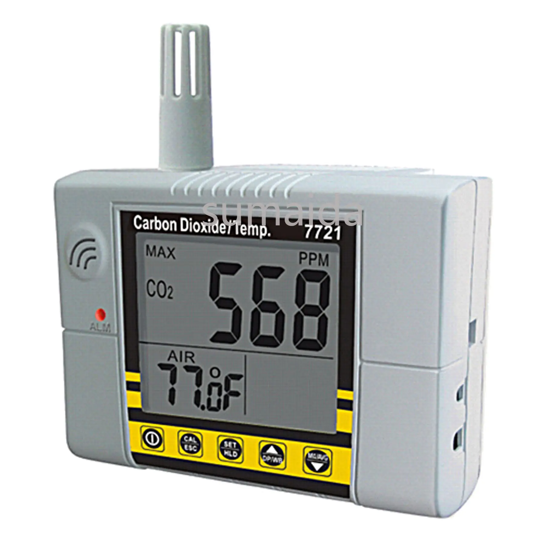 CO2 Meter CO2 Detector CO2 Value and Temperature IAQ Index CO2 Monitor 0~9999ppm
CO2 Meter CO2 Detector CO2 Value and Temperature IAQ Index CO2 Monitor 0~9999ppm
