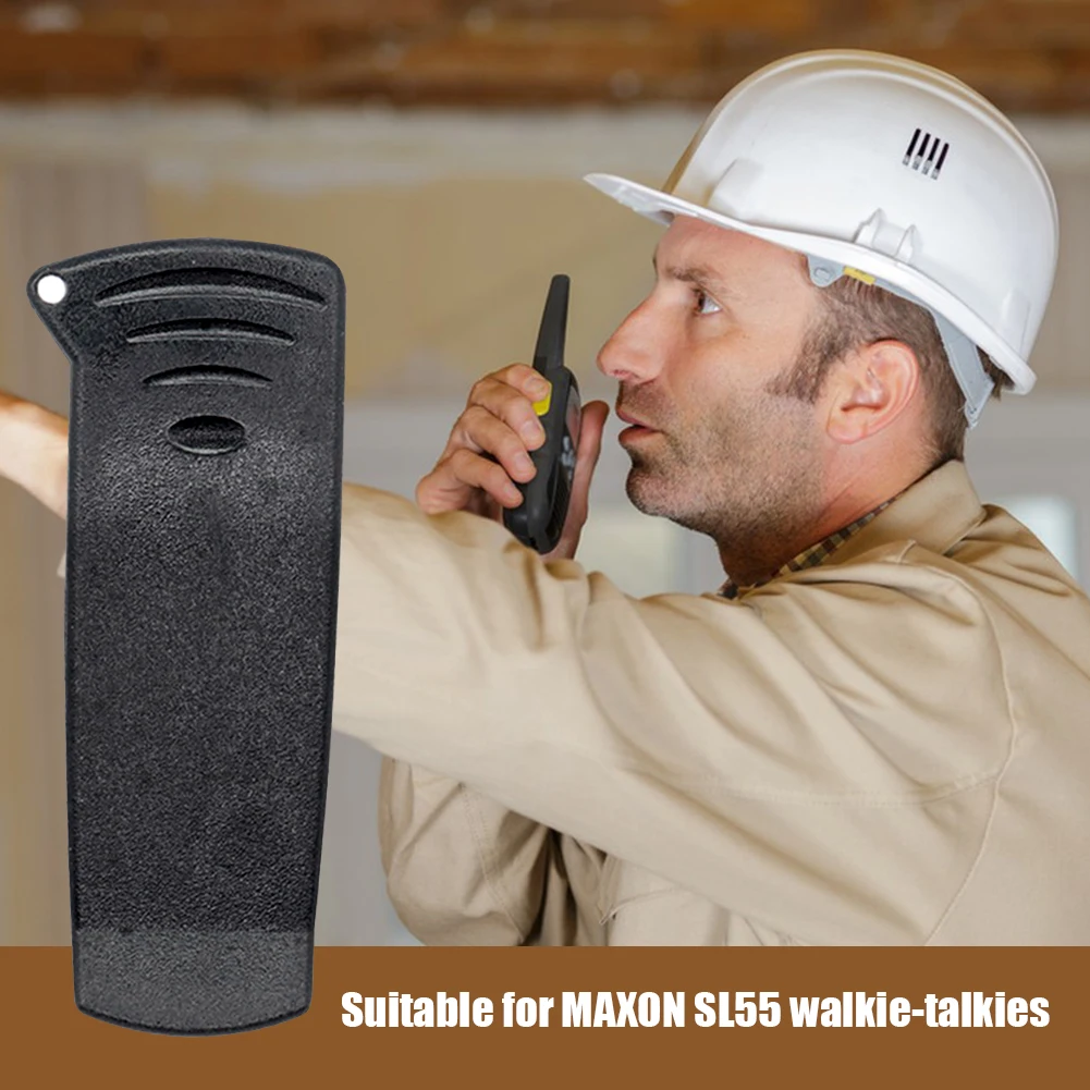 

Two-Way Radios Belt Clip Portable Walkie Talkie Belt Clip Non-slip Replacement Parts Accessories for MAXON SL55 Intercom