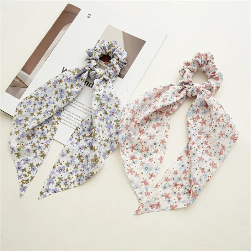 Soft Sweet Knotted Elastic Hair Bands For Women Girls Sweet Colorful Floral Long Ribbon Scrunchies Streamer Hair Rope
Soft Sweet Knotted Elastic Hair Bands For Women Girls Sweet Colorful Floral Long Ribbon Scrunchies Streamer Hair Rope