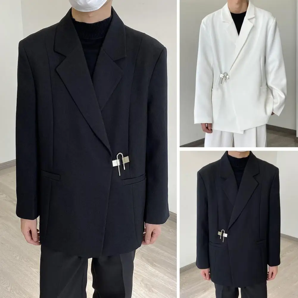 Stylish Suit Jacket Plus Size M-3XL Men Suit Coat One Buckle Pure Color Slim Fit Blazer Streetwear
Stylish Suit Jacket Plus Size M-3XL Men Suit Coat One Buckle Pure Color Slim Fit Blazer Streetwear
