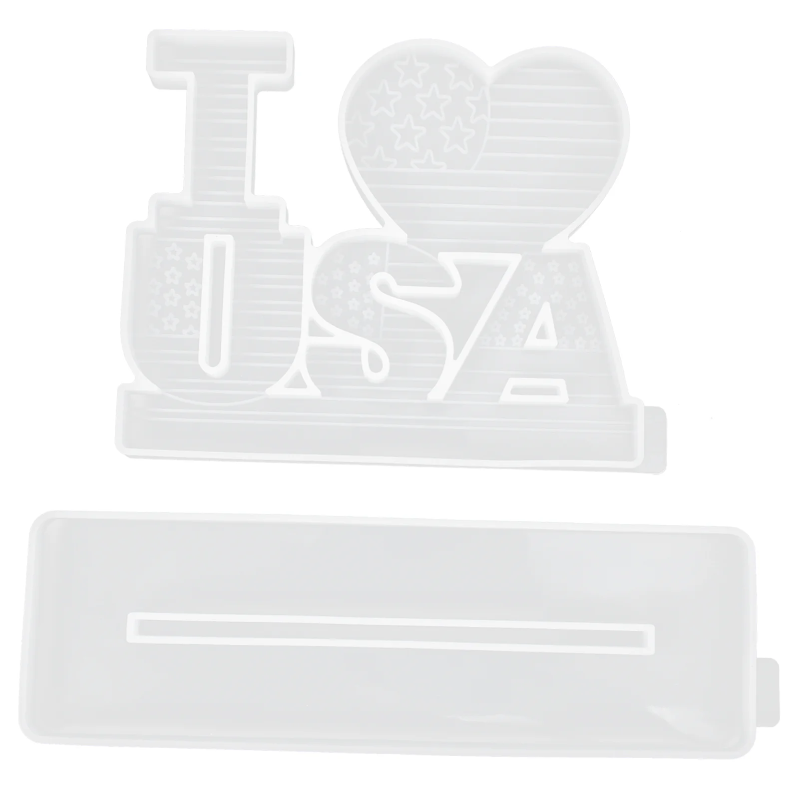 2 Pcs Epoxy Mold DIY Independence Day Adorn Silicone Manual Decoration American Flag Resin Molds Daily Necessities Ornament
2 Pcs Epoxy Mold DIY Independence Day Adorn Silicone Manual Decoration American Flag Resin Molds Daily Necessities Ornament