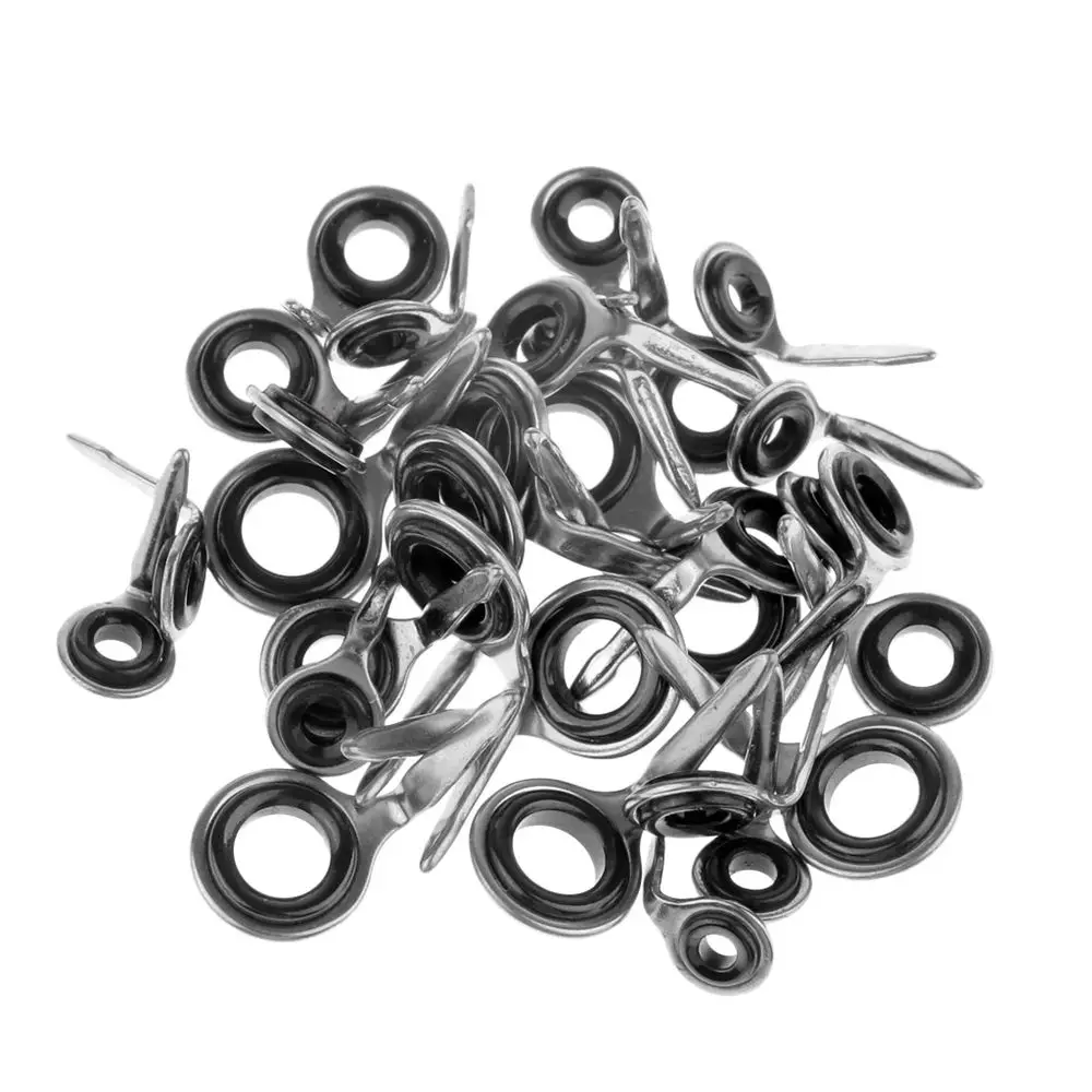 9pcs Durable 2.5#-10# Stainless Steel O Ring Single Leg Eye Ceramic Ring Tip Repair Kit Fishing Rod Guide
9pcs Durable 2.5#-10# Stainless Steel O Ring Single Leg Eye Ceramic Ring Tip Repair Kit Fishing Rod Guide