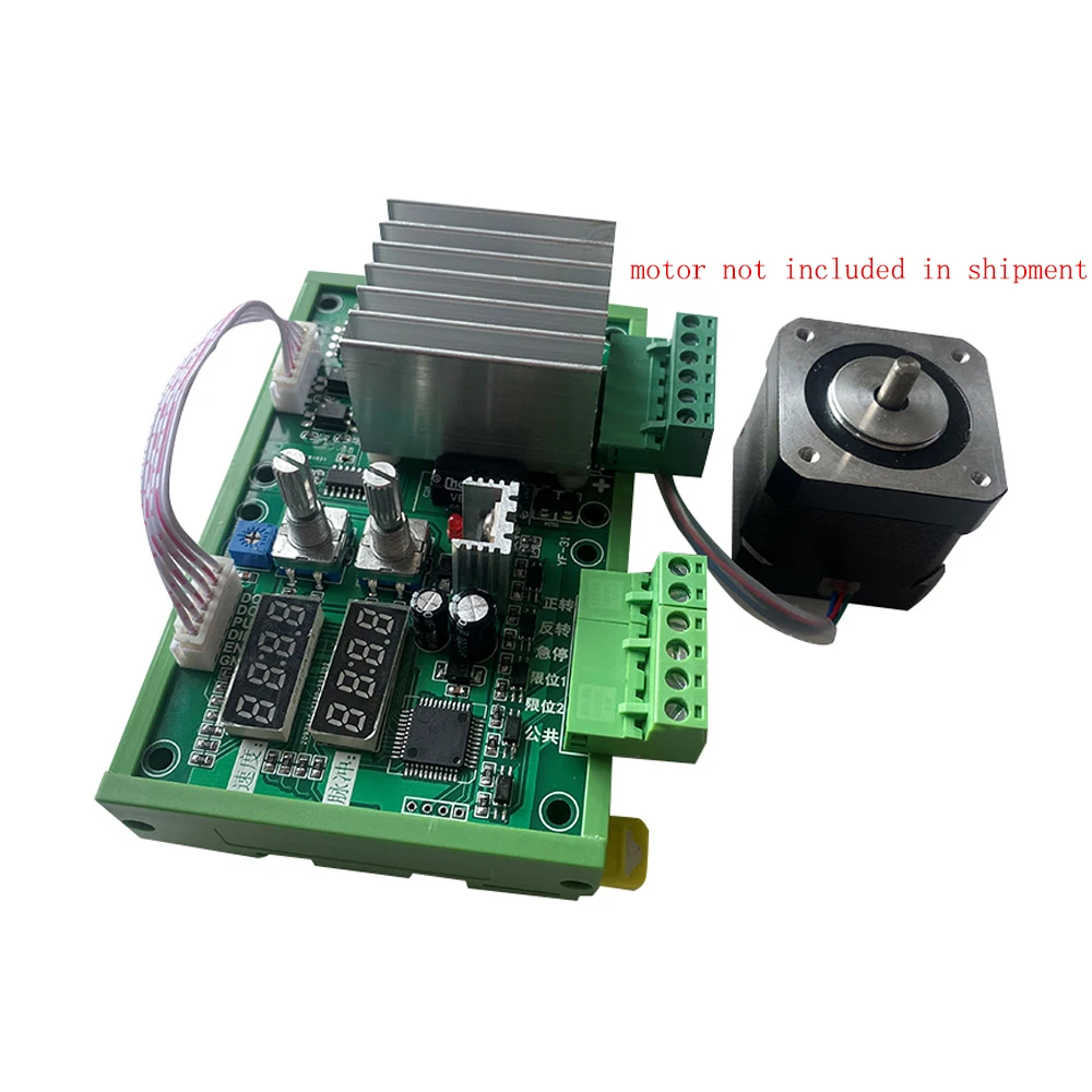 

42 57 Stepper Motor Drive Control Board Forward and Reverse Controller Limit Angle Pulse Speed Drive Module Programmable PLC