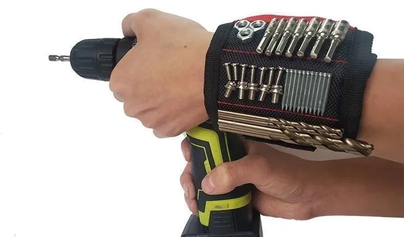 Storage Bag Bit Band Holds Nails Magnetic Drill Organizer Tools Support Bracelet Gift Wrist Magnetic Strong With Repair Screws
Storage Bag Bit Band Holds Nails Magnetic Drill Organizer Tools Support Bracelet Gift Wrist Magnetic Strong With Repair Screws