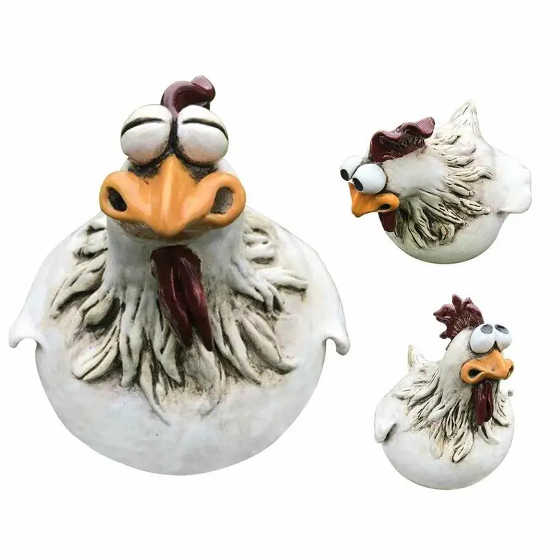 Funny Chicken Statues Fence Decor Garden Farm Yard Hen Sculpture Art Craft Ornaments Patio Balcony For Garden Decoration
Funny Chicken Statues Fence Decor Garden Farm Yard Hen Sculpture Art Craft Ornaments Patio Balcony For Garden Decoration