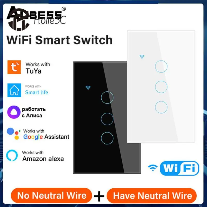 Support Alexa Google Home Smart Light Tuya Wif Neutral Wire/no Neutral Wire Smart Remote Control Multi-function Tempered Glass
Support Alexa Google Home Smart Light Tuya Wif Neutral Wire/no Neutral Wire Smart Remote Control Multi-function Tempered Glass
