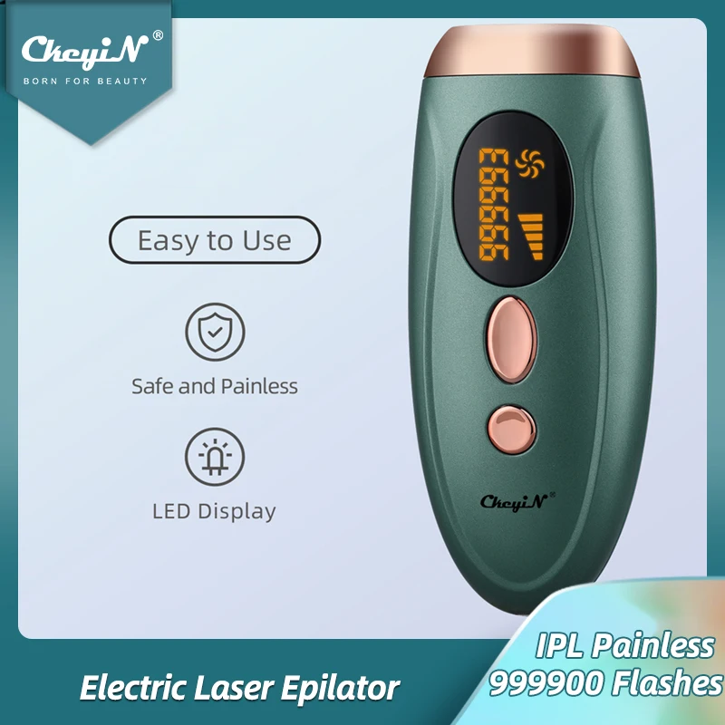 CkeyiN 999900 Lady Flash Laser Epilator LCD Display Permanent Painless IPL Hair Remover For Facial Legs Body Photoepilator
CkeyiN 999900 Lady Flash Laser Epilator LCD Display Permanent Painless IPL Hair Remover For Facial Legs Body Photoepilator
