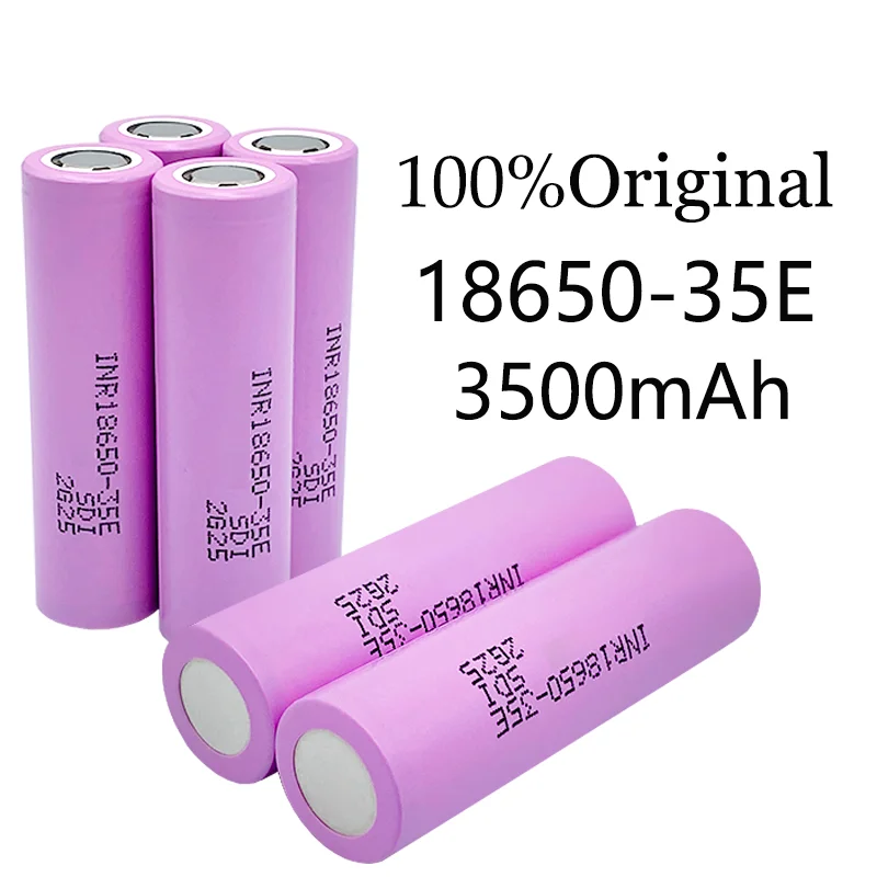 2-20PCS 35E Original Power 18650 Lithium Battery 3500mAh 3.7v 25A High Power INR18650 for Electrical Tools
2-20PCS 35E Original Power 18650 Lithium Battery 3500mAh 3.7v 25A High Power INR18650 for Electrical Tools