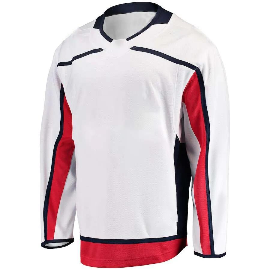 

Men American Hockey Jerseys Sports Fans Wear Washington Jersey OVECHKIN BACKSTROM WILSON HOLTBY OSHIE KUZNETSON Shirt