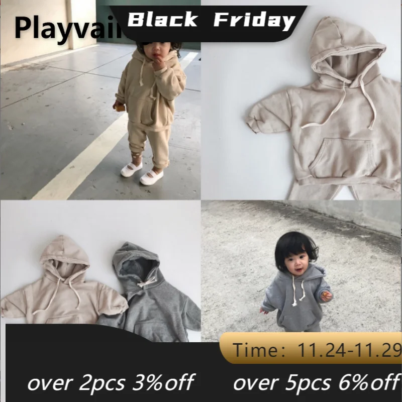 2022 Korean New Autumn Baby Girl Boy 2-pcs Sets loose Long Sleeves Hooded Sweatshirt+Pants Fashion Outwear Newborn Clothes E203
2022 Korean New Autumn Baby Girl Boy 2-pcs Sets loose Long Sleeves Hooded Sweatshirt+Pants Fashion Outwear Newborn Clothes E203