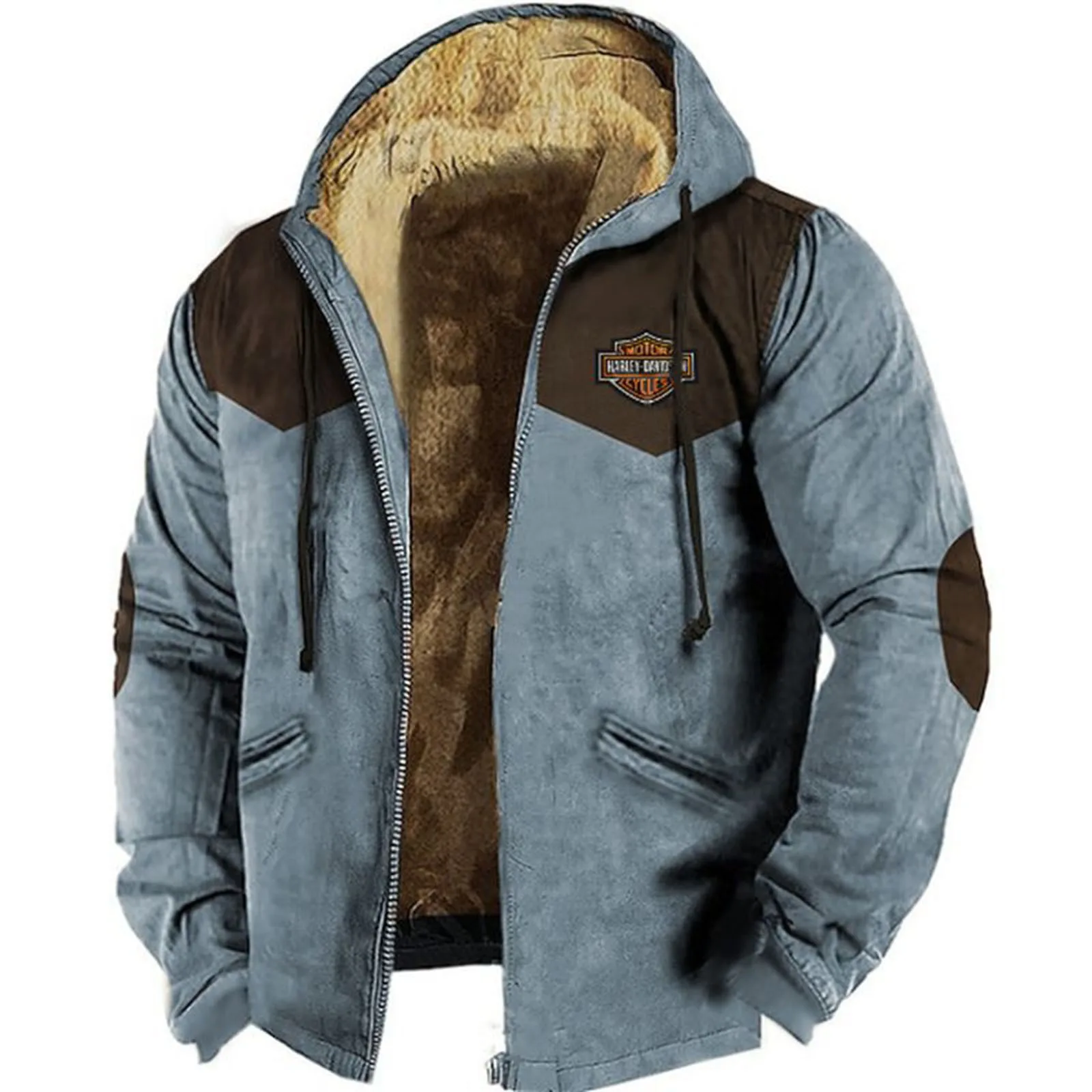 Men'S Padded Winter Coat Double Inner Fleece Padded Jacket Warm Casual Loose Coat Tracksuit Plush Lined Outerwear Sudaderas
Men'S Padded Winter Coat Double Inner Fleece Padded Jacket Warm Casual Loose Coat Tracksuit Plush Lined Outerwear Sudaderas