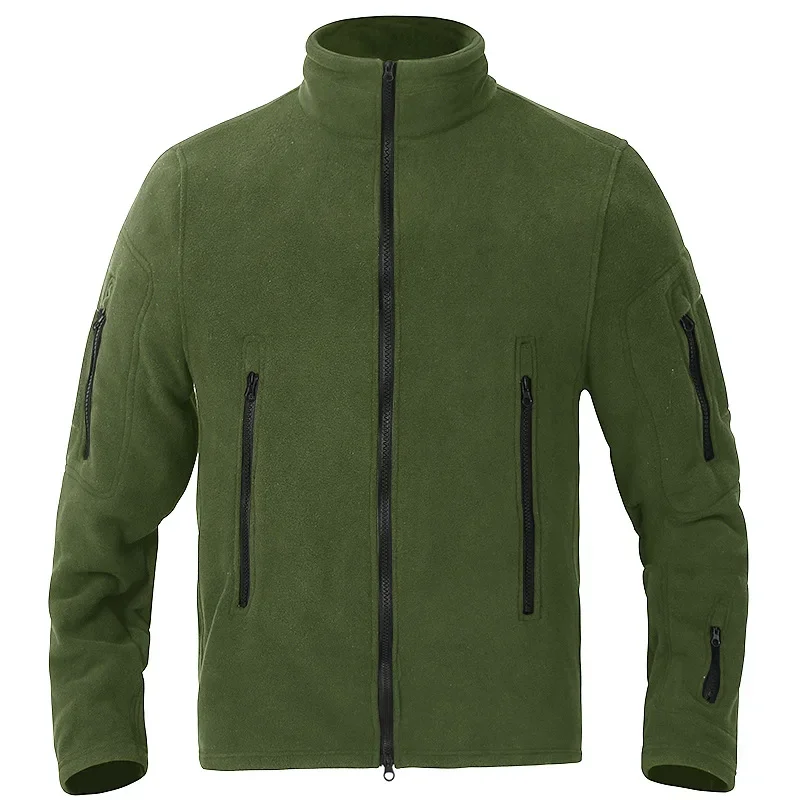 Winter Tactical Fleece Jacket Mens Zipper Pockets Jacket Thermal Warm Security Full Zip Fishing Work Coats Outwear Tops
Winter Tactical Fleece Jacket Mens Zipper Pockets Jacket Thermal Warm Security Full Zip Fishing Work Coats Outwear Tops
