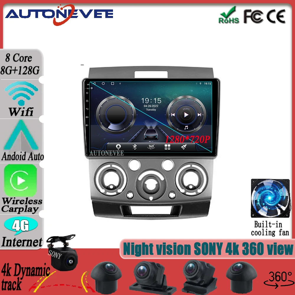 Android 12 для Ford Ranger 2 Everest 2 для Mazda BT-50 J97M 2006, автомобильный видеоплеер, автомобильное радио, мультимедийный монитор, экранная навигация
Android 12 для Ford Ranger 2 Everest 2 для Mazda BT-50 J97M 2006, автомобильный видеоплеер, автомобильное радио, мультимедийный монитор, экранная навигация