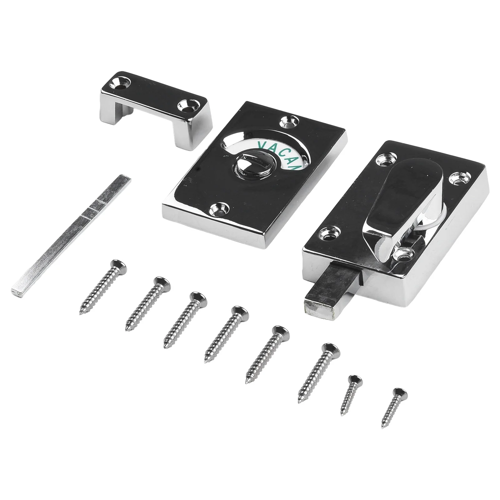 Bathroom Indicator Lock Zinc Alloy 1PCS 59*40mm 85*38*13mm Door Lock Engaged Polished Chrome Privacy Brand New
Bathroom Indicator Lock Zinc Alloy 1PCS 59*40mm 85*38*13mm Door Lock Engaged Polished Chrome Privacy Brand New