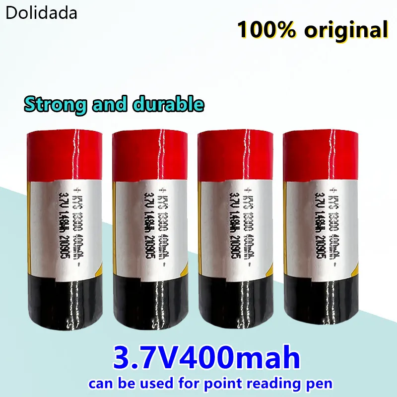 13300 lithium battery 400mah3.7V can be used for point reading pen capacitance pen magnification toy led with protective board
13300 lithium battery 400mah3.7V can be used for point reading pen capacitance pen magnification toy led with protective board