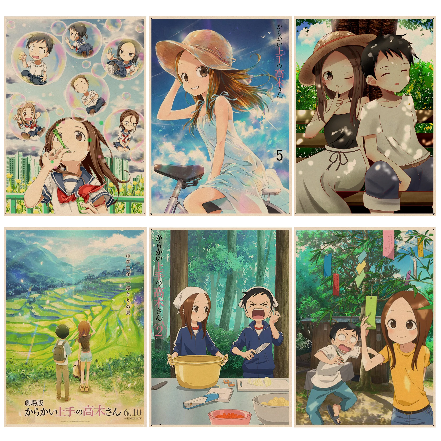 Teasing Master Takagi San Art Poster Kraft Paper Prints And Posters Room Wall Decor 
Teasing Master Takagi San Art Poster Kraft Paper Prints And Posters Room Wall Decor