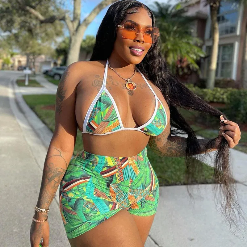 Green Bikinis Set Sexy Ladies Bra Two Piece Shorts Sets Bikini Printed Bathing Suit For Summer Women Bodycon Y2K Clothing
Green Bikinis Set Sexy Ladies Bra Two Piece Shorts Sets Bikini Printed Bathing Suit For Summer Women Bodycon Y2K Clothing