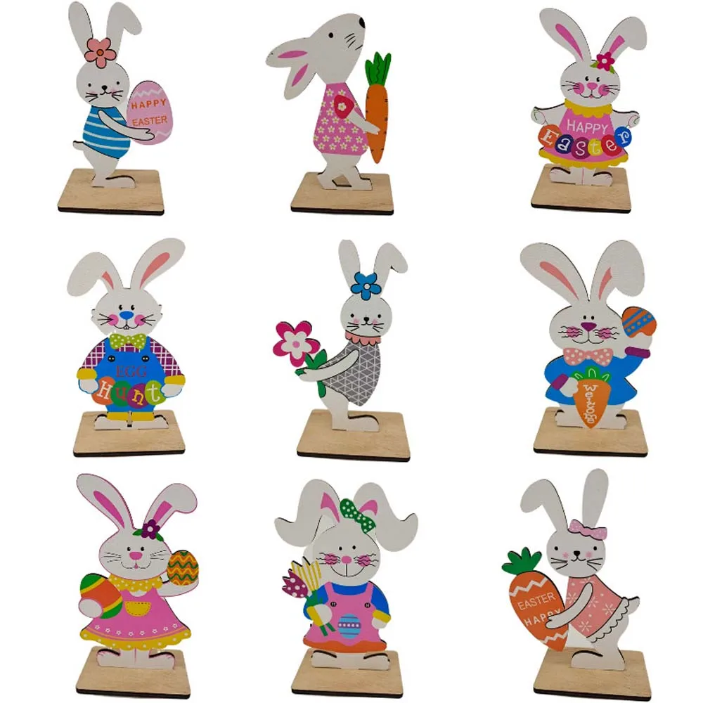 Wooden Easter Bunny Desktop Ornaments Rabbits Craft Decor Home Party Supplies Festival Table Decorations Children's Day Gifts
Wooden Easter Bunny Desktop Ornaments Rabbits Craft Decor Home Party Supplies Festival Table Decorations Children's Day Gifts