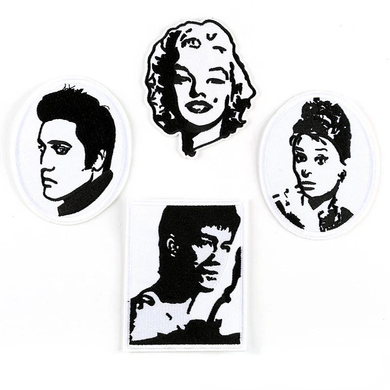 30pcs/Lot Luxury Vintage Embroidery Patch Black White Beauty Star Shirt Bag Clothing Decoration Figure Marilyn Monroe Craft Diy
30pcs/Lot Luxury Vintage Embroidery Patch Black White Beauty Star Shirt Bag Clothing Decoration Figure Marilyn Monroe Craft Diy