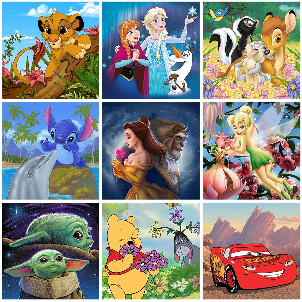 Алмазная вышивка Disney 5D «сделай сам», мультяшная принцесса, Король Лев, Лило и Ститч, картина из страз, искусство домашнего декора
Алмазная вышивка Disney 5D «сделай сам», мультяшная принцесса, Король Лев, Лило и Ститч, картина из страз, искусство домашнего декора