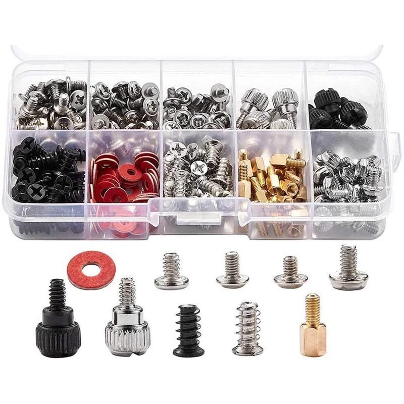 228/280/360PCS Laptop Screw Pc Case Screws Motherboard Standoffs for Hard Drive Pc Case Motherboard Fan Power Graphic New
228/280/360PCS Laptop Screw Pc Case Screws Motherboard Standoffs for Hard Drive Pc Case Motherboard Fan Power Graphic New