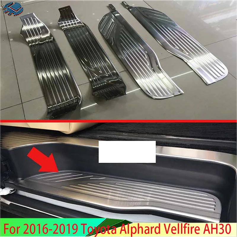 For Toyota Alphard Vellfire 2016 -2019 Stainless Steel Side Inner Door Sill Welcome Rust Pedals Scuff Plate Guards Accessories
For Toyota Alphard Vellfire 2016 -2019 Stainless Steel Side Inner Door Sill Welcome Rust Pedals Scuff Plate Guards Accessories