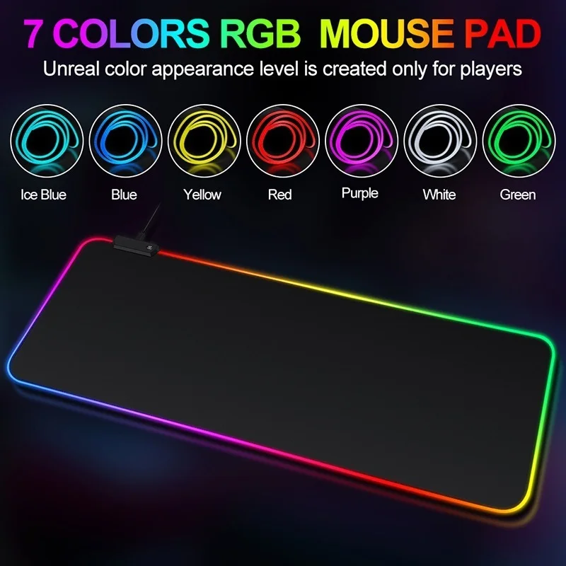 RGB игровой коврик для мыши, компьютерный геймерский коврик для мыши, большой игровой резиновый нескользящий коврик для мыши, большой коврик ... 
RGB игровой коврик для мыши, компьютерный геймерский коврик для мыши, большой игровой резиновый нескользящий коврик для мыши, большой коврик ...