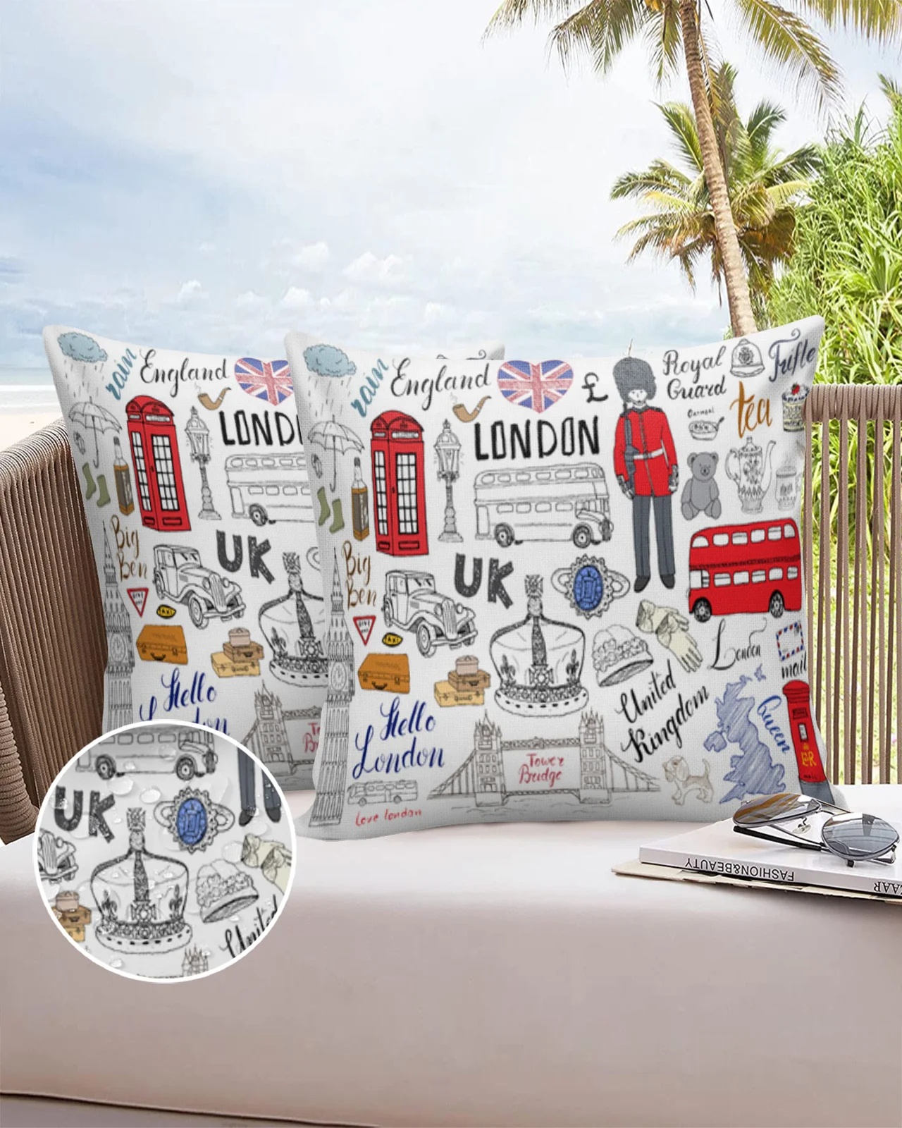 2/4 шт., водонепроницаемые декоративные наволочки для подушки в виде граффити 
2/4 шт., водонепроницаемые декоративные наволочки для подушки в виде граффити