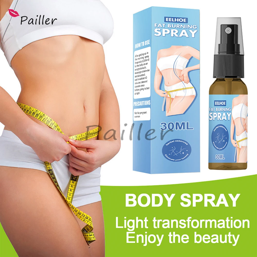

30ml Body Slimming Spray Belly Fat Burner Natural Plant Slimming Spray Effective Weight Loss Sweat Gel Sculpting Shape Body