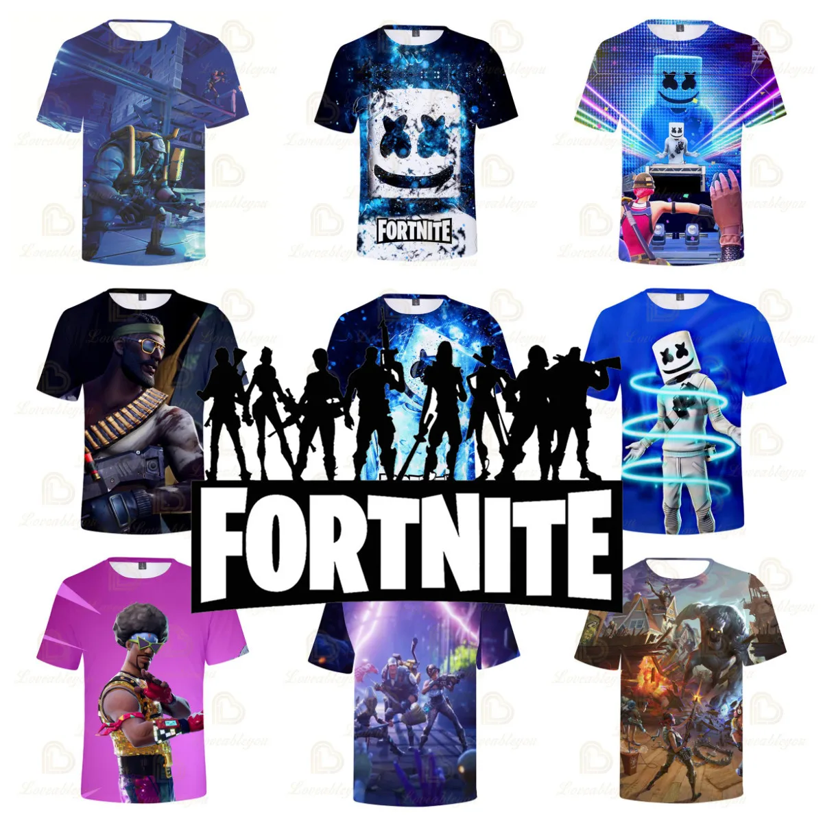 

Fortnite Victory Royal 6 To 19 Years Kids Hero Tshirt Battle Royale 3D T-shirt Boys Girls Cartoon Tops Teen Clothes