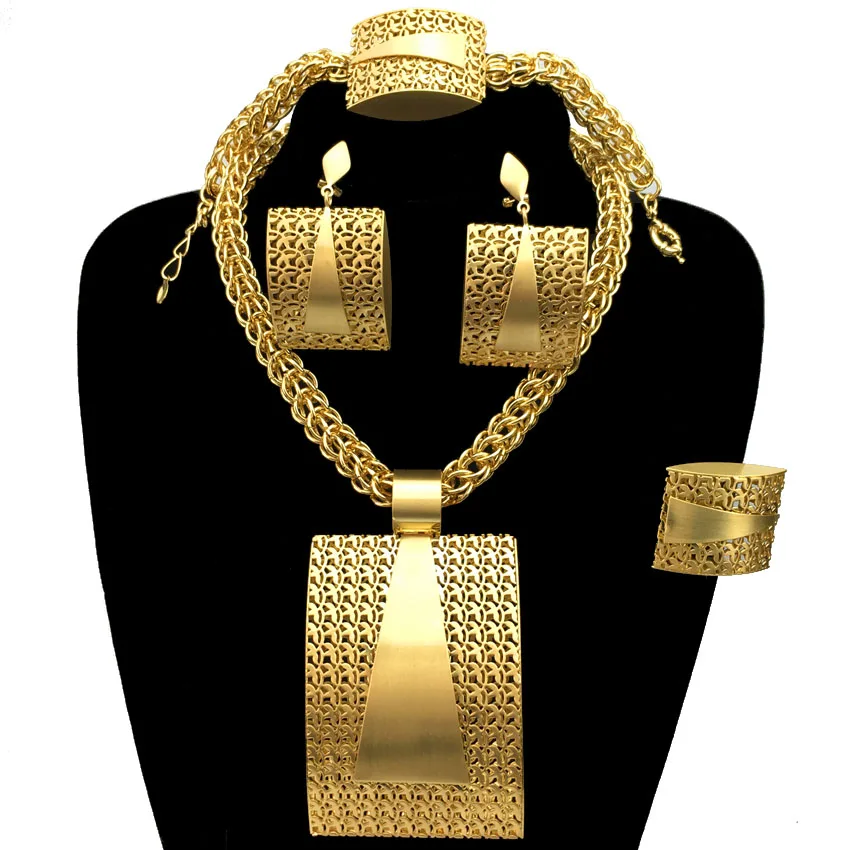 2022 New High Quality African Big Pendant Set Dubai Italian 18 k Brazilian 24K Gold Jewelry Set FHK12864
2022 New High Quality African Big Pendant Set Dubai Italian 18 k Brazilian 24K Gold Jewelry Set FHK12864