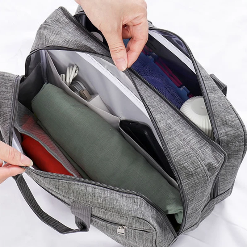 Travel Wash Necessaries Cosmetic Bag Large Capacity Professional Dry And Wet Separation Organizer Case Toiletry Handbag
Travel Wash Necessaries Cosmetic Bag Large Capacity Professional Dry And Wet Separation Organizer Case Toiletry Handbag