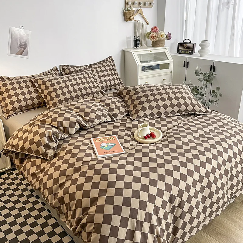 Bedroom Set Queen Bedding Soft Brushed Duvet Cover Bed Sheet Pillowcase Set Nordic King Size Bed Comforter Bedding Set Luxury
Bedroom Set Queen Bedding Soft Brushed Duvet Cover Bed Sheet Pillowcase Set Nordic King Size Bed Comforter Bedding Set Luxury