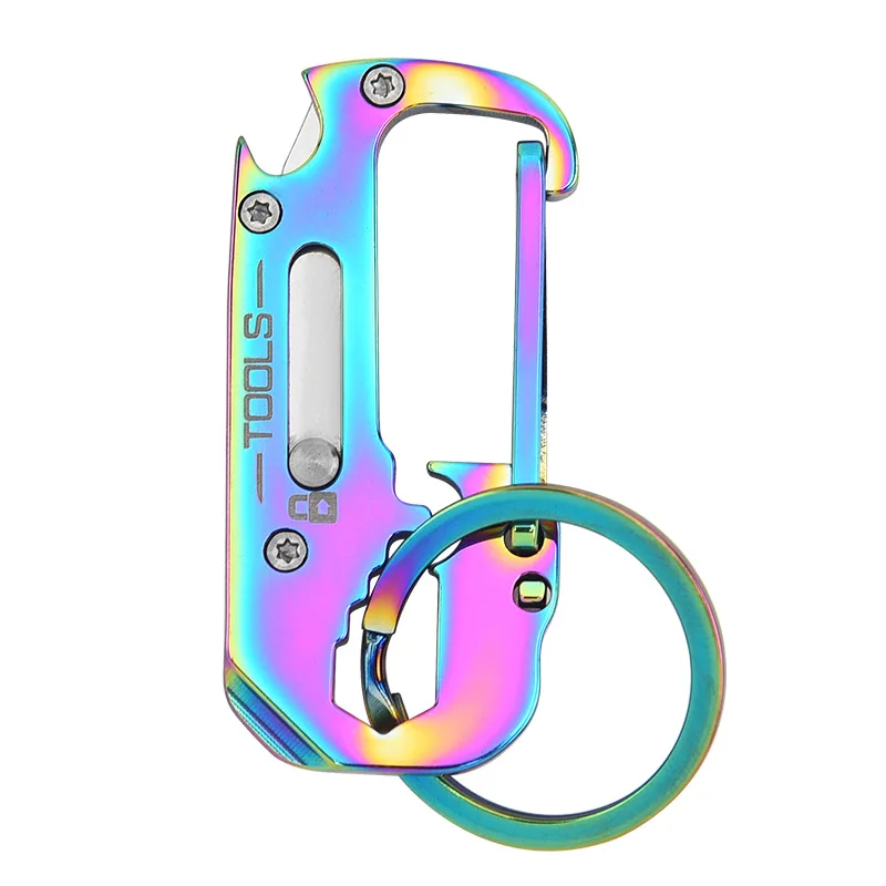 Multi Functional Car Knife Creative Bottle Opener Stainless Steel Key Chain Small Convenient Elastic Moderate Springback Tight
Multi Functional Car Knife Creative Bottle Opener Stainless Steel Key Chain Small Convenient Elastic Moderate Springback Tight