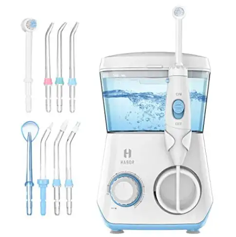 Irrigator & Toothbrush, Water Flosser and Toothbrush Combo with 7 Multifunctional Jet Tips, Black
Irrigator & Toothbrush, Water Flosser and Toothbrush Combo with 7 Multifunctional Jet Tips, Black