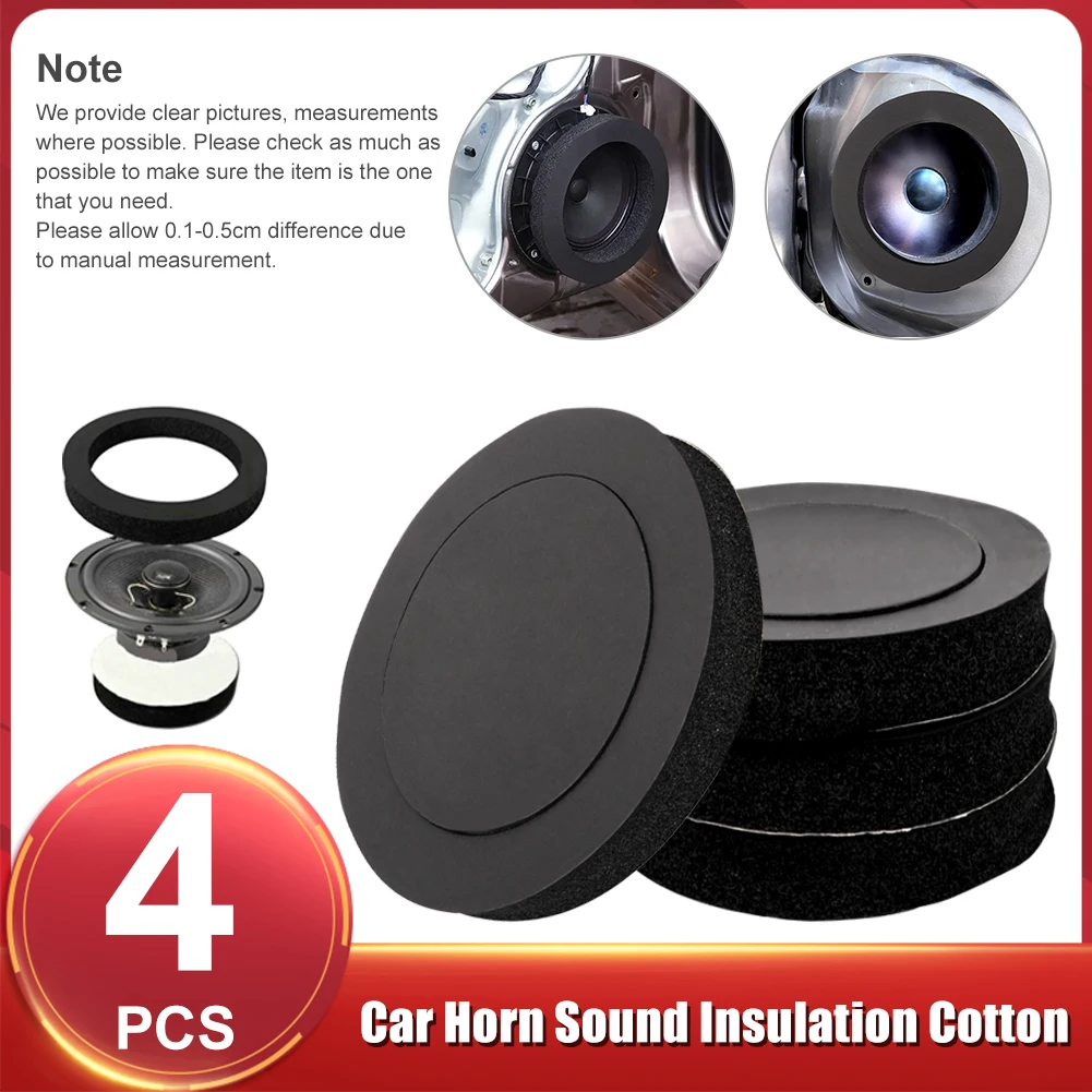 4 x6.5 inch Car Door Speaker Bass Ring Foam Woofer Pad Noise Sound Wave Accessories Bass Ring Foam Woofer Pad Soundproof Cotton
4 x6.5 inch Car Door Speaker Bass Ring Foam Woofer Pad Noise Sound Wave Accessories Bass Ring Foam Woofer Pad Soundproof Cotton