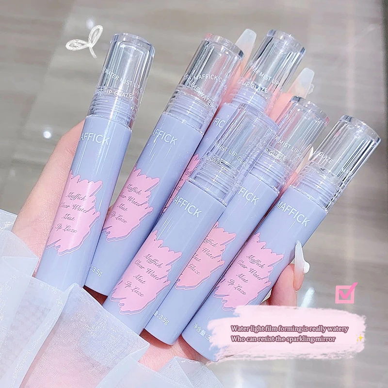 MAFFICK Pink Clear Mirror Water Lip Gloss Waterproof Glossy Red Lip Tint Not Sticky Lip Oil Liquid Lipstick Makeup
MAFFICK Pink Clear Mirror Water Lip Gloss Waterproof Glossy Red Lip Tint Not Sticky Lip Oil Liquid Lipstick Makeup