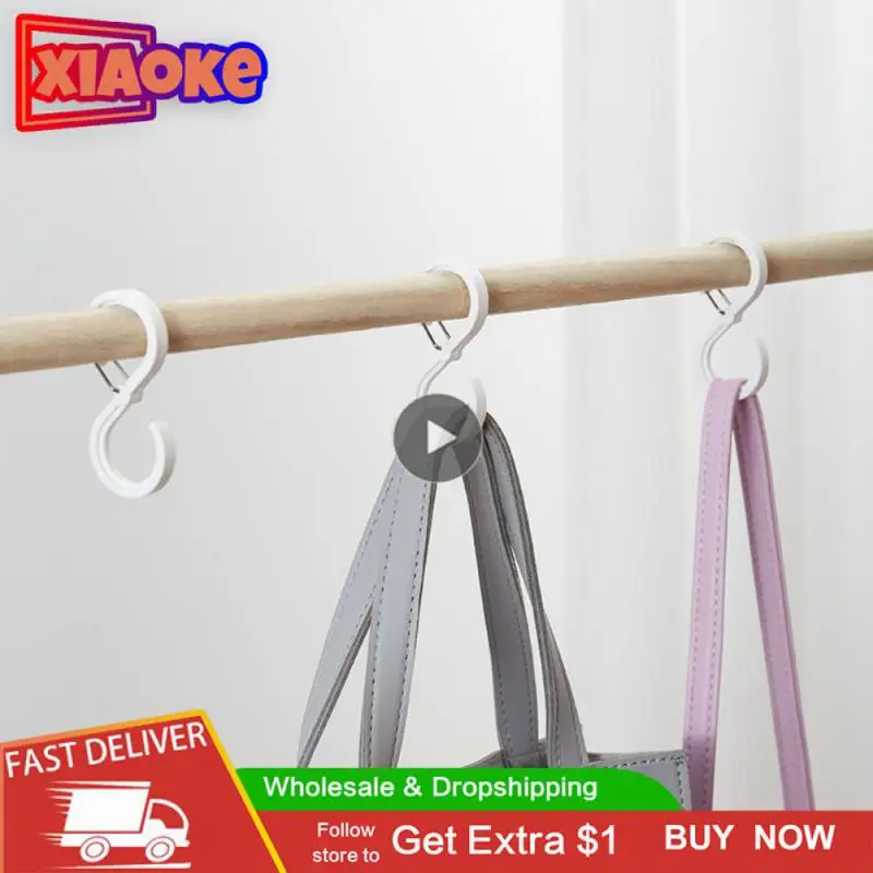 Multifunction S-type Lock Catch Hooks Anti Falling Wardrobe Hat Bag Storage Hooks Kitchen Bathroom Cross Bar Drying Hook 
Multifunction S-type Lock Catch Hooks Anti Falling Wardrobe Hat Bag Storage Hooks Kitchen Bathroom Cross Bar Drying Hook