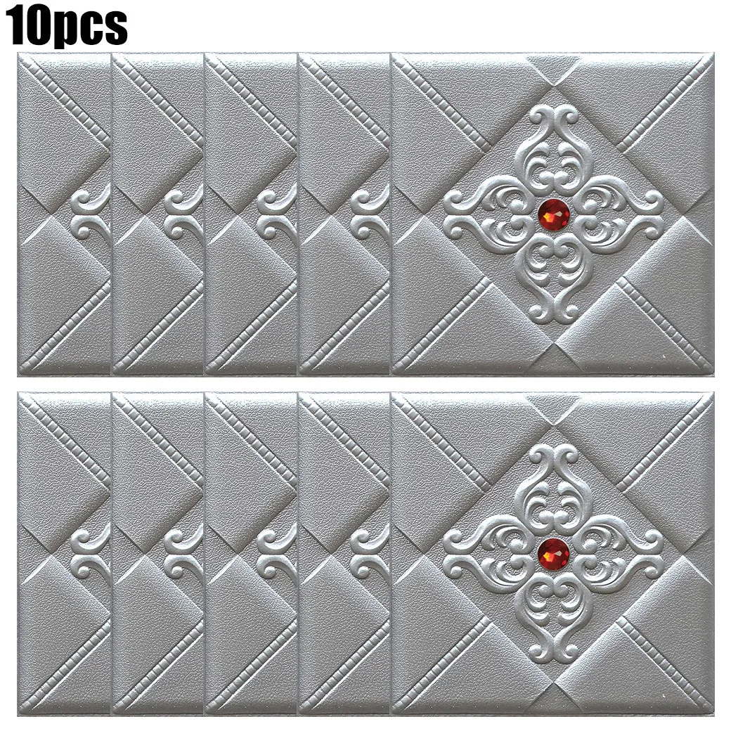 10Pcs Wall Stickers Kit PE Foam 3D Tile Waterproof Brick Wall Sticker Self-adhesive Foam Panel 30*30cm Home Decoration
10Pcs Wall Stickers Kit PE Foam 3D Tile Waterproof Brick Wall Sticker Self-adhesive Foam Panel 30*30cm Home Decoration