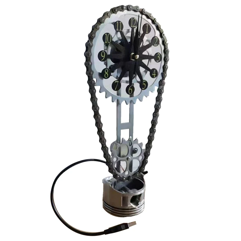 Creative Rotating Teeth Metal Clock Craft Ornament Metal Art Pointer Table Clock Restaurant Bar Decoration Ornament
Creative Rotating Teeth Metal Clock Craft Ornament Metal Art Pointer Table Clock Restaurant Bar Decoration Ornament