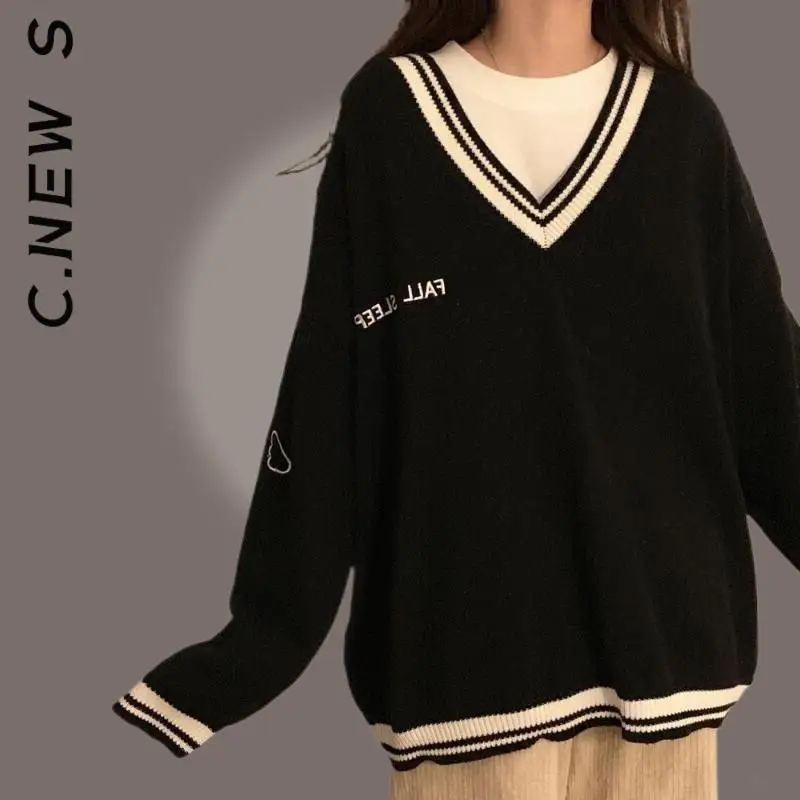 Новый вязаный женский свитер C.New S, мягкие женские свитера для девушек, 2022, милые свободные свитера в стиле Харадзюку, женские шикарные топы с...
Новый вязаный женский свитер C.New S, мягкие женские свитера для девушек, 2022, милые свободные свитера в стиле Харадзюку, женские шикарные топы с...