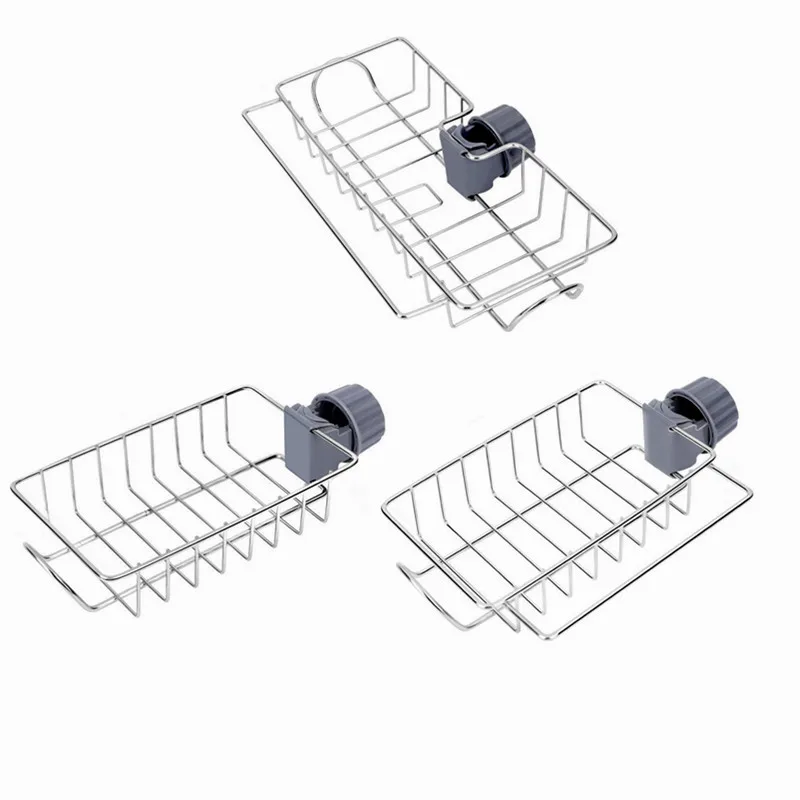 Kitchen Stainless Steel Sink Drain Rack Drainer Storage Soap Dishcloth Rag Sponge Shelf Adjustable Rack for Bathroom Accessories
Kitchen Stainless Steel Sink Drain Rack Drainer Storage Soap Dishcloth Rag Sponge Shelf Adjustable Rack for Bathroom Accessories