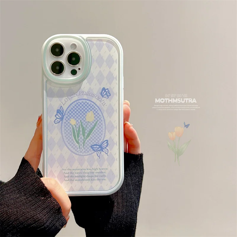 Fresh Diamond Plaid Butterfly Flowers For Apple13Phone CaseiPhone12pro maxMatteminiSiliconeXsmaxAll-Inclusive11Soft Case7Anti-Sh
Fresh Diamond Plaid Butterfly Flowers For Apple13Phone CaseiPhone12pro maxMatteminiSiliconeXsmaxAll-Inclusive11Soft Case7Anti-Sh
