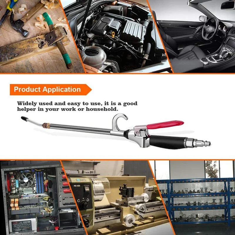 Automotive Pneumatic Air Blow Gun- Retractable Nozzle Dust Gun- Aluminum Alloy Dust Blow Gun- Air Compressor Accessories
Automotive Pneumatic Air Blow Gun- Retractable Nozzle Dust Gun- Aluminum Alloy Dust Blow Gun- Air Compressor Accessories