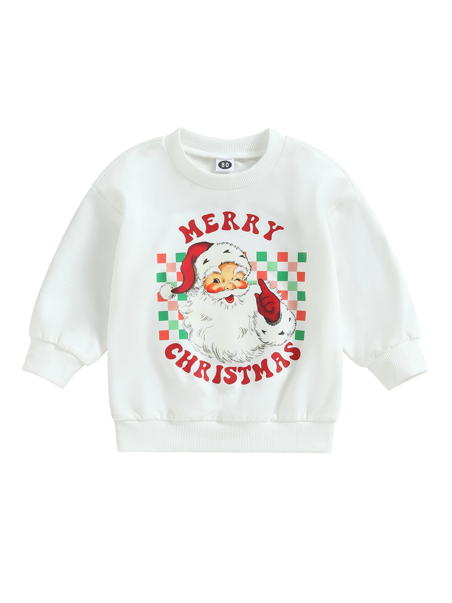 

Cute Infant Unisex Christmas Sweater with Adorable Reindeer Print and Cozy Long Sleeves - Perfect Holiday Pullover for Baby
