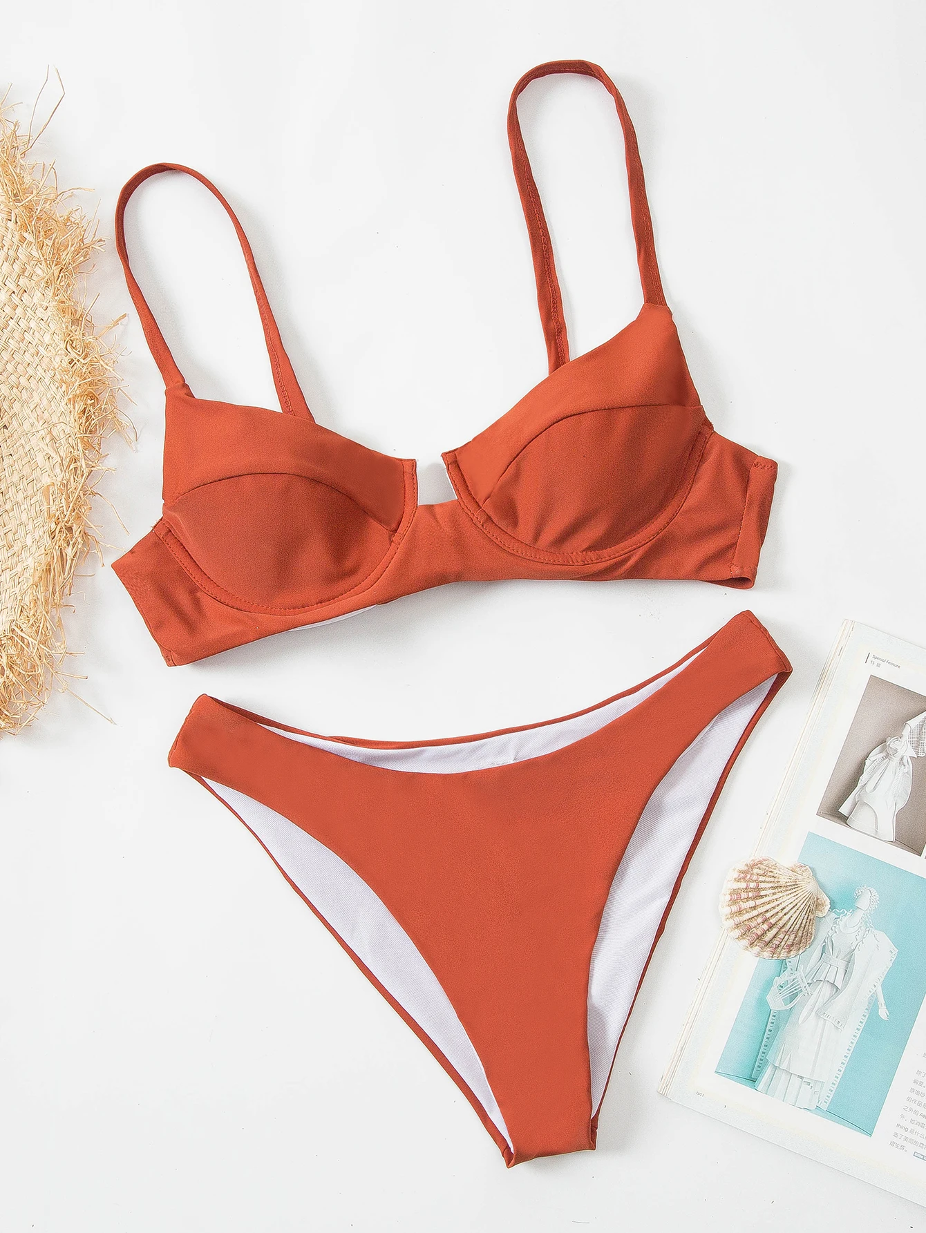 swim CyxWzy New Hot Bikini Swimsuits Sexy Orange Red Solid Color Cervical Band Swimwear Two Piece Summer Beach Sets for Women
swim CyxWzy New Hot Bikini Swimsuits Sexy Orange Red Solid Color Cervical Band Swimwear Two Piece Summer Beach Sets for Women