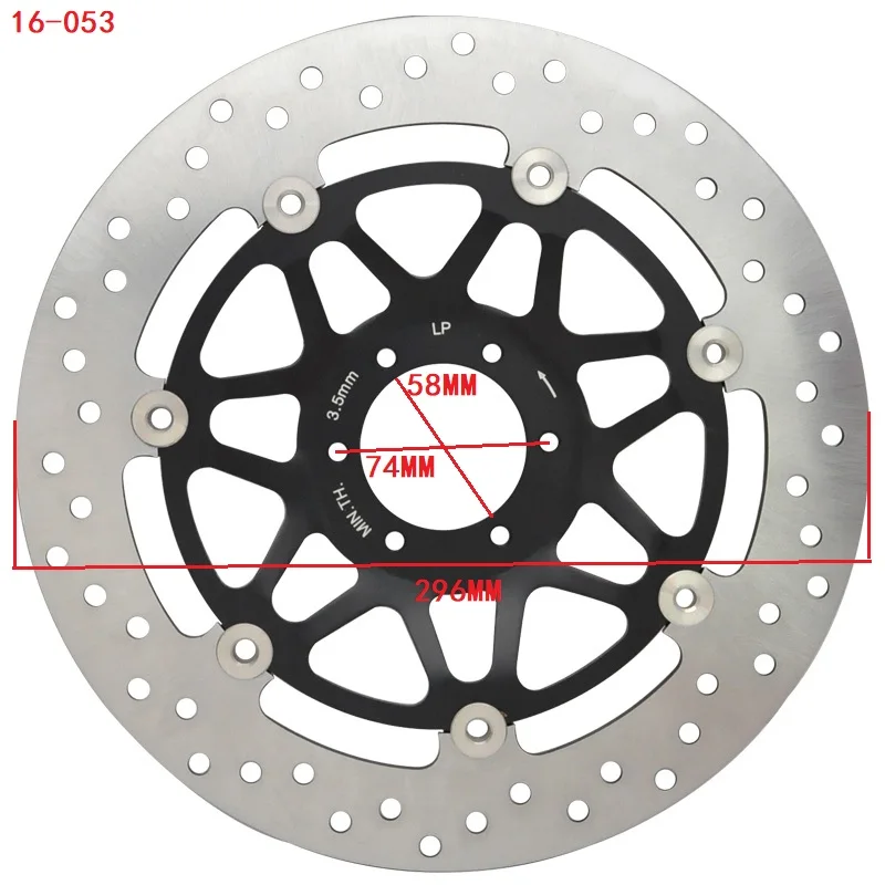 Motorcycle Front Left Brake Disc Rotor For Honda CB400N Euro 82-85 CBR400R 86-87 RVF400RR 94-96 VFR400R 89-91 CBR600F 95-98
Motorcycle Front Left Brake Disc Rotor For Honda CB400N Euro 82-85 CBR400R 86-87 RVF400RR 94-96 VFR400R 89-91 CBR600F 95-98