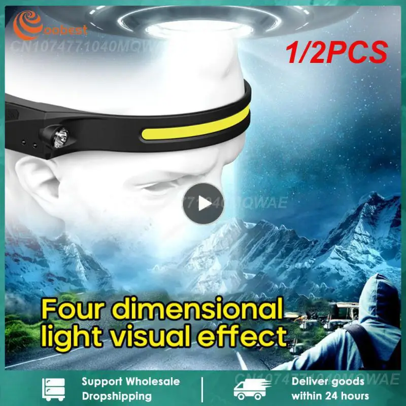 1/2PCS Induction Headlamp Camping Search Light USB Rechargeable Headlight Led Head Torch Work Light With Built-in Battery
1/2PCS Induction Headlamp Camping Search Light USB Rechargeable Headlight Led Head Torch Work Light With Built-in Battery