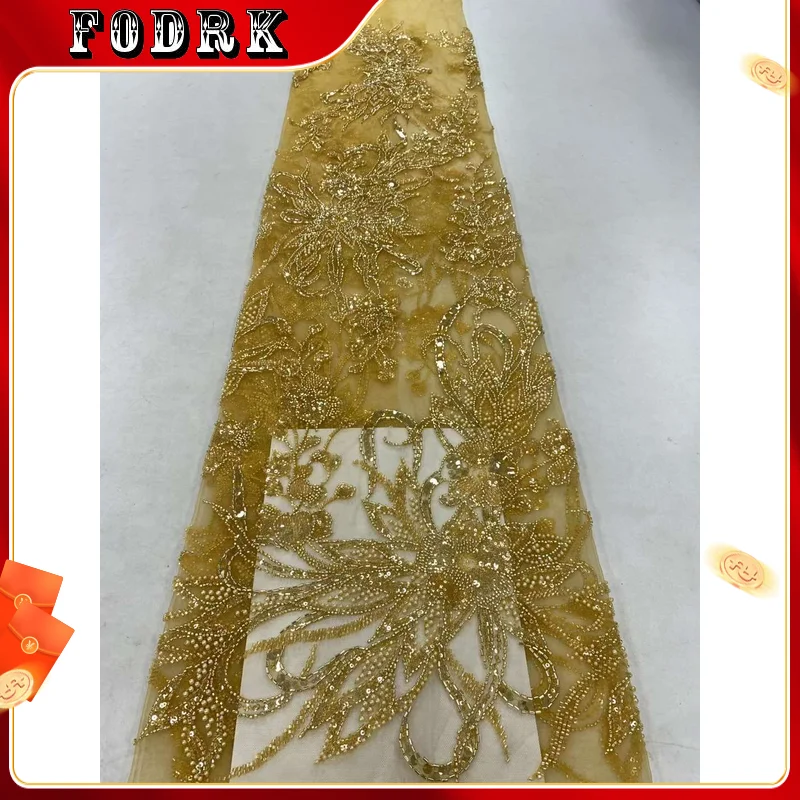 2023 High Quality African Embroidery Handmade Beaded French Luxury Tulle Lace Fabric For Women Sewing Accessories
2023 High Quality African Embroidery Handmade Beaded French Luxury Tulle Lace Fabric For Women Sewing Accessories
