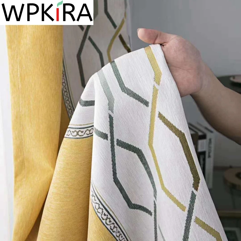 Nordic Modern Seamless Stitching Striped Curtains Chenille Fabric Curtains For Bedroom High Shade Heat insulation Drapes AD859E
Nordic Modern Seamless Stitching Striped Curtains Chenille Fabric Curtains For Bedroom High Shade Heat insulation Drapes AD859E